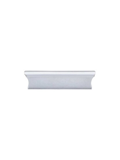 Glacier Cabinet Pull - 3 inch Center-to-Center in Polished Chrome.